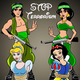 Illustration for article titled Horribly Misguided Pro-Israel Art Casts Princess Jasmine As a Terrorist